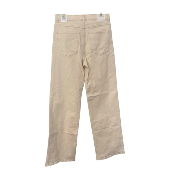 Mango Denim Wide Leg High Waist Jeans Size 40 US 8 NWT Cotton Blend - Picture 2 of 9